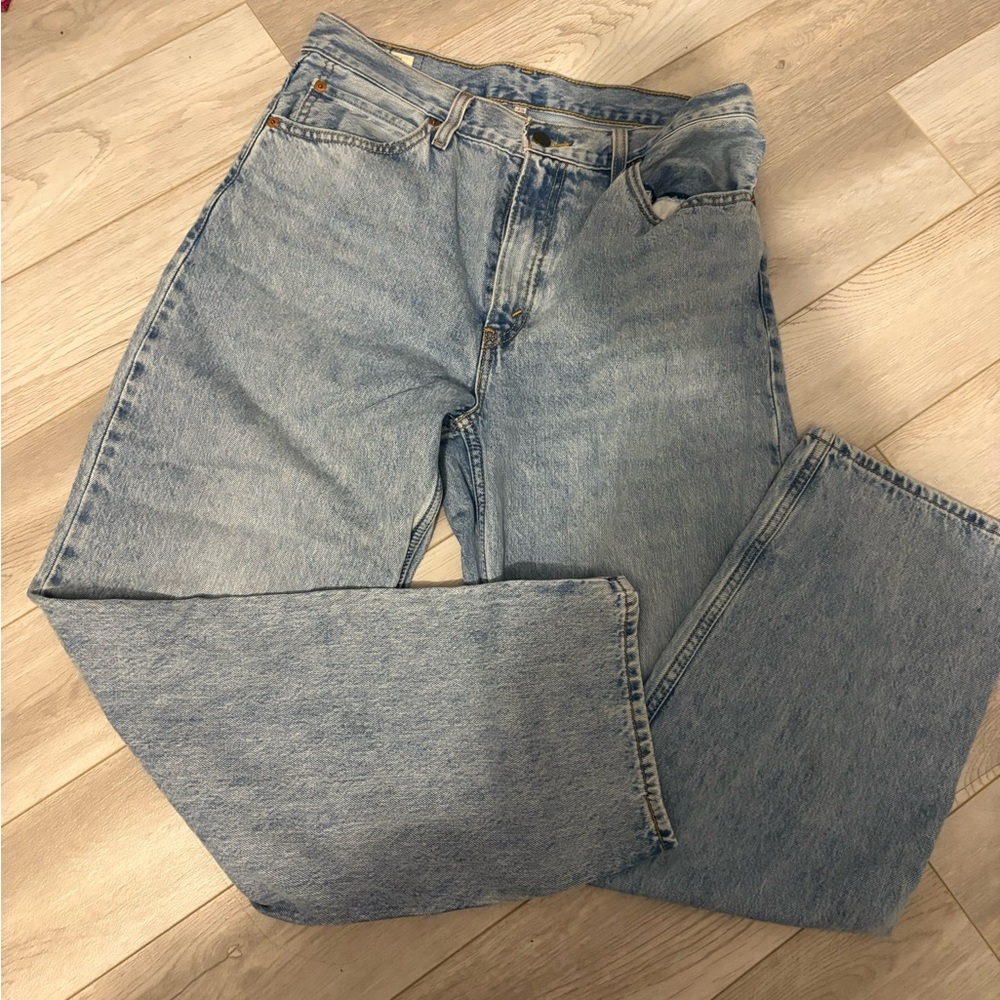 Levi's Light Blue Straight Leg Jeans